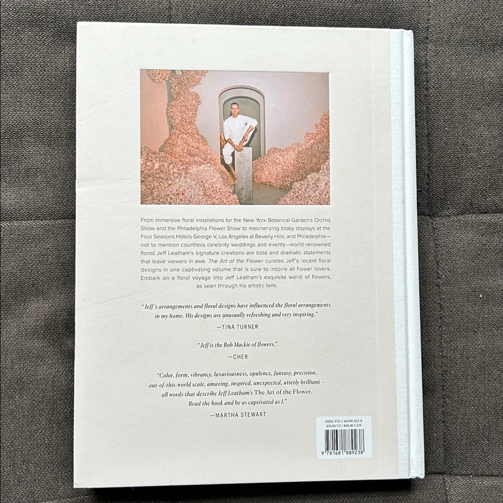 The Art of the Flower Book by Jeff Leatham | Coffee Table Book | Decor | Flower
